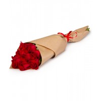 Букет из 11 роз в крафте - заказать доставку цветов онлайн