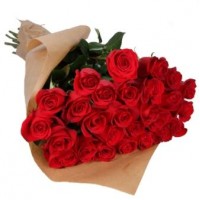Букет из 25 красных роз - заказать доставку цветов онлайн
