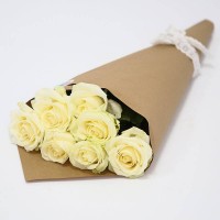 Букет из 7 белых роз  - заказать доставку цветов онлайн